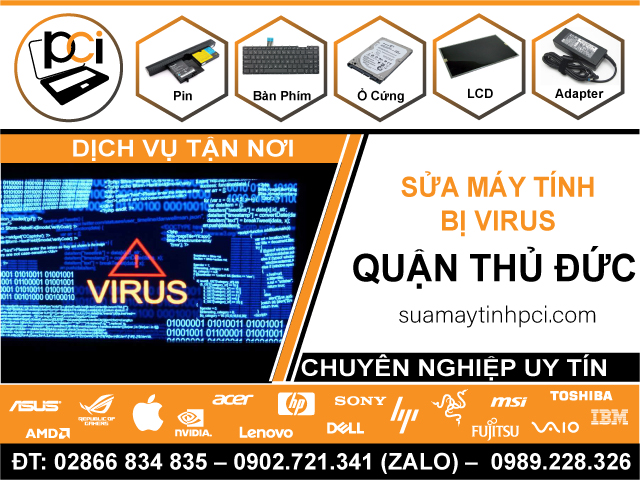 Địa Chỉ Sửa PC Dính Virus Tại Thủ Đức – Nhanh Chóng