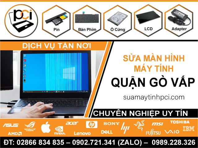 Sửa Màn Hình LCD Máy Tính Quận Gò Vấp - Nhanh, Rẻ
