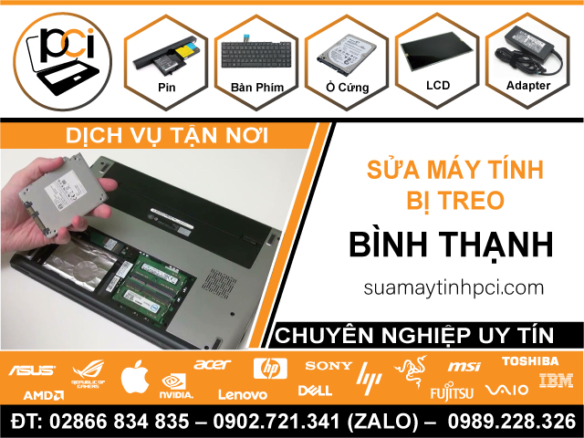 Sửa Máy Tính Bị Treo Tại Bình Thạnh - Tận Nhà