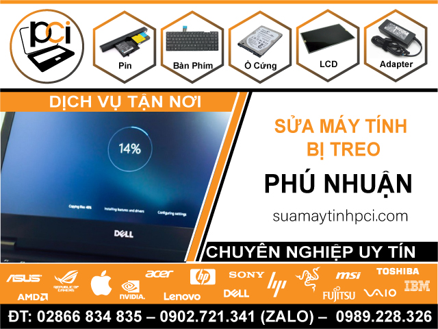 Sửa Máy Tính Bị Treo Tại Phú Nhuận Lấy Ngay