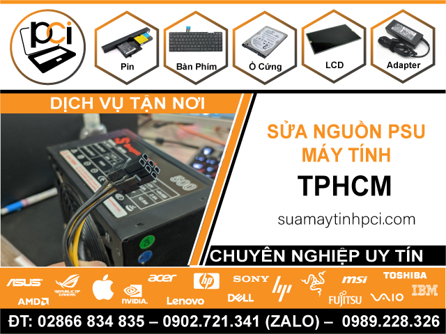 Sửa Nguồn Máy Tính Giá Rẻ Tại TPHCM