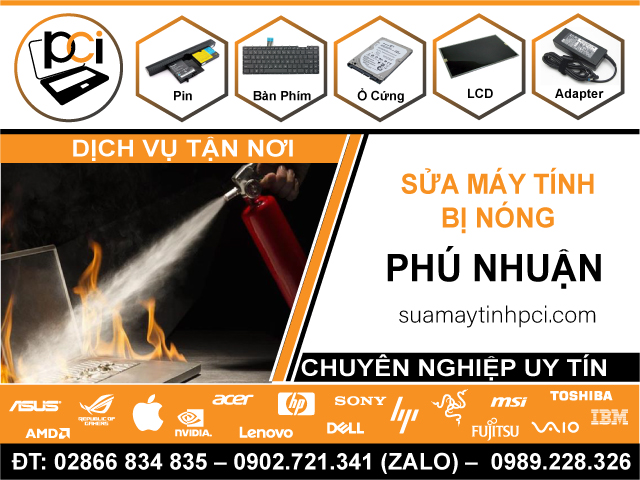 Sửa Máy Tính Bị Nóng Quận Phú Nhuận Uy Tín, Lấy Liền
