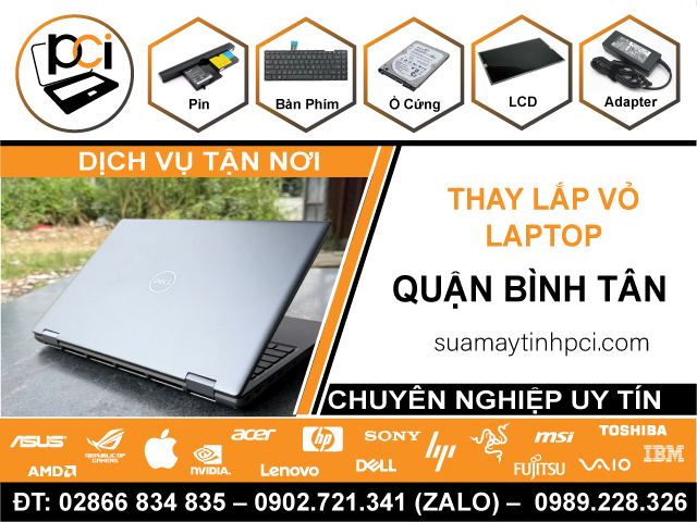 Thay Vỏ Laptop Quận Bình Tân Giá Rẻ