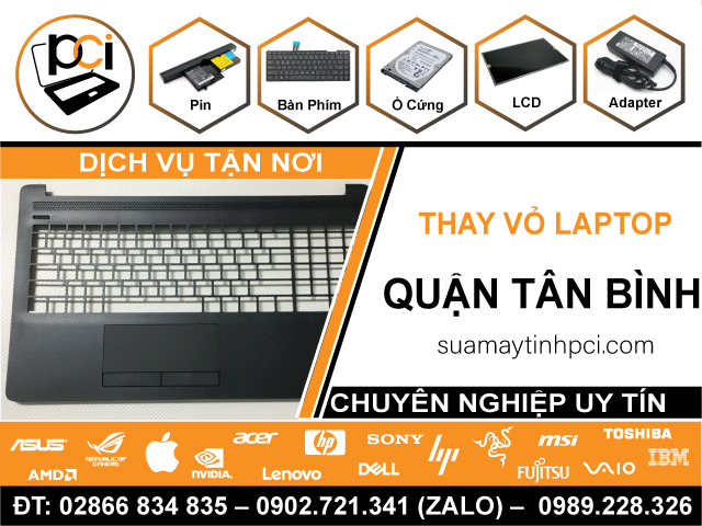 Thay Vỏ Laptop Quận Tân Bình Lấy Ngay