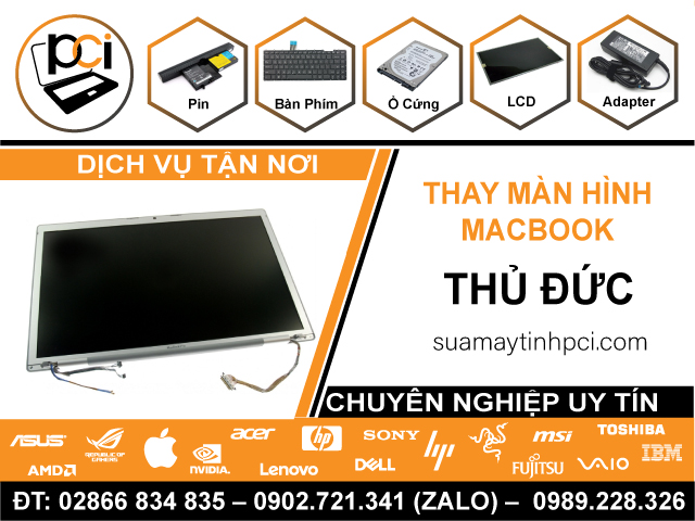Thay Màn Hình Macbook Quận Thủ Đức Tận Nơi