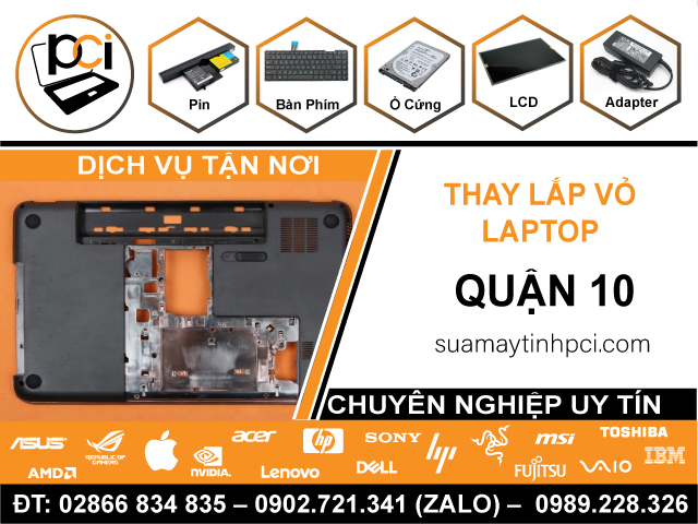 Thay Vỏ Laptop Uy Tín Tận Nơi Tại Quận 10