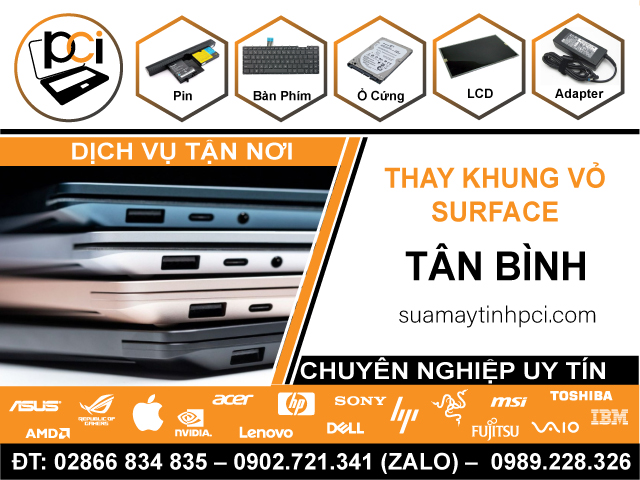 Thay Vỏ Surface Quận Tân Bình Tận Nơi