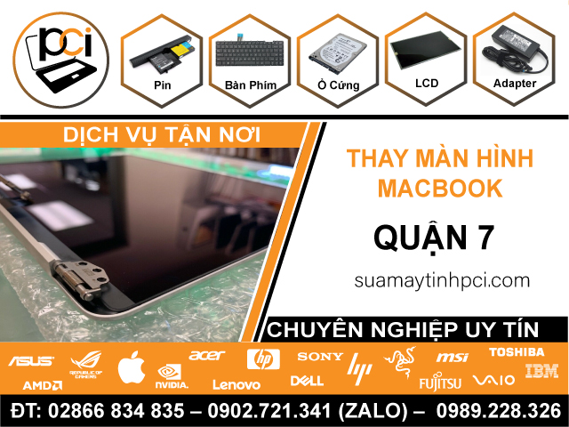 Thay Màn Hình Macbook Quận 7 Chính Hãng