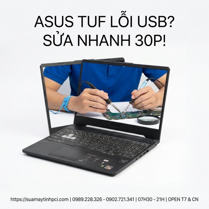 ASUS TUF LỖI USB? SỬA NHANH 30P!