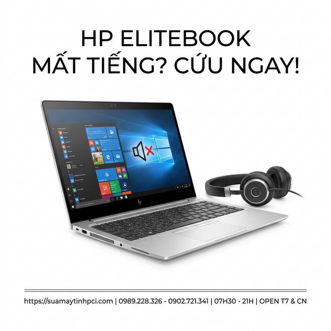 HP ELITEBOOK MẤT TIẾNG? CỨU NGAY!