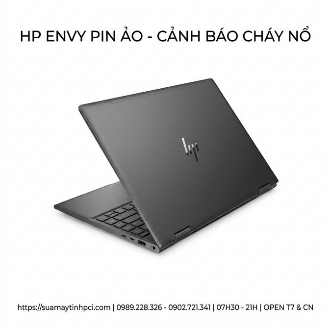 HP ENVY PIN ẢO - CẢNH BÁO CHÁY NỔ