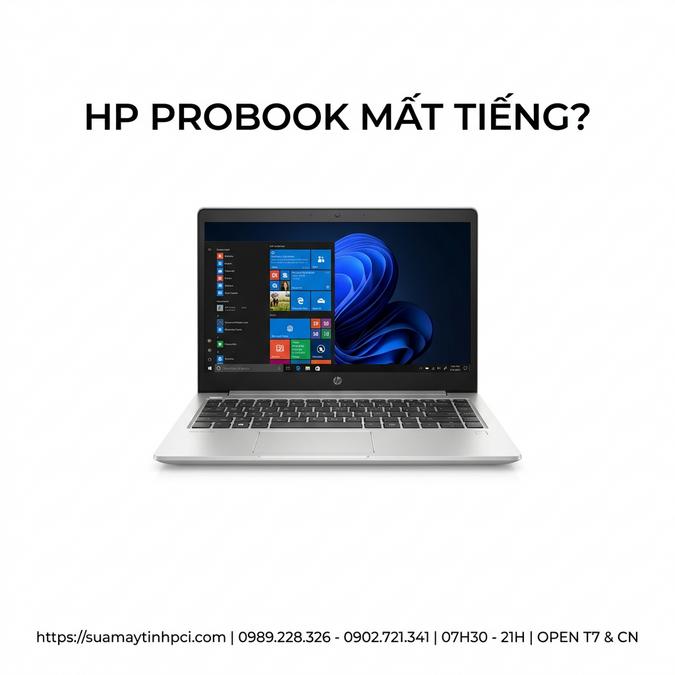 HP PROBOOK MẤT TIẾNG?