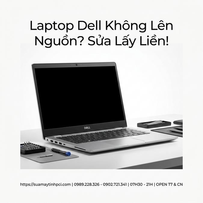Laptop Dell Không Lên Nguồn? Sửa Lấy Liền!