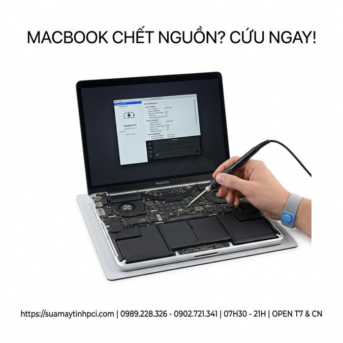 MACBOOK CHẾT NGUỒN? CỨU NGAY!