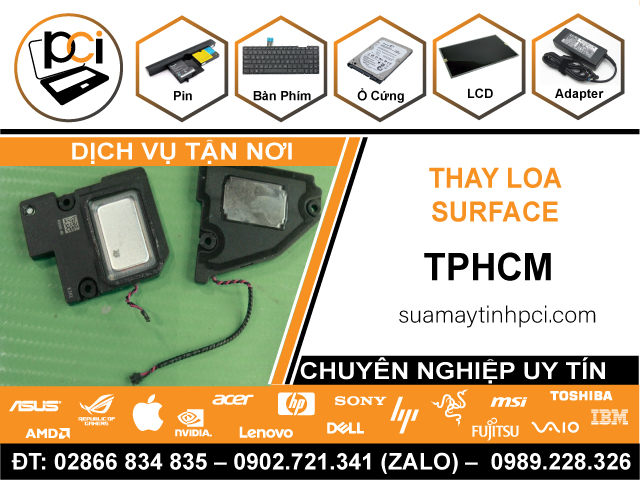 Thay Loa Surface Tận Nhà Giá Rẻ Ở TPHCM