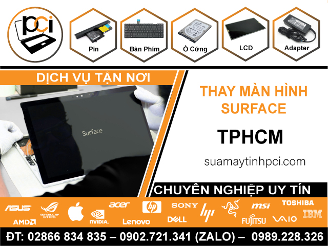 Thay Màn Hình Surface Gần Đây Ở TPHCM