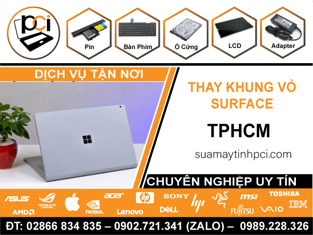 Thay Vỏ Surface Chính Hãng Ở TPHCM