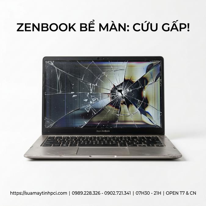 ZENBOOK BỂ MÀN: CỨU GẤP!
