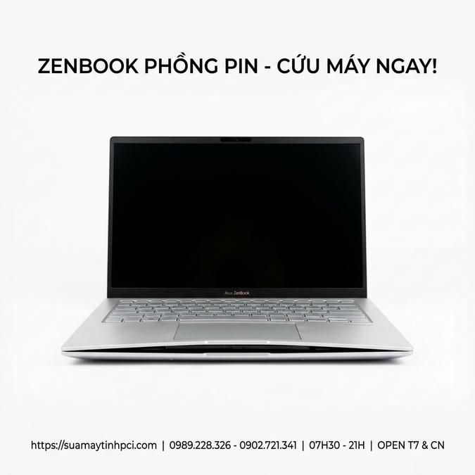 ZENBOOK PHỒNG PIN - CỨU MÁY NGAY!