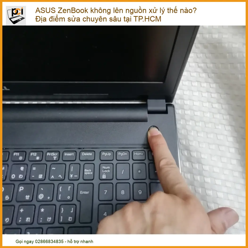 ASUS ZenBook không lên nguồn xử lý thế nào? Địa điểm sửa chuyên sâu tại TP.HCM
