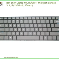 Thay Bàn Phím Laptop Microsoft Surface 3, 4, 5 (13.5-inch, 15-inch) Chính Hãng