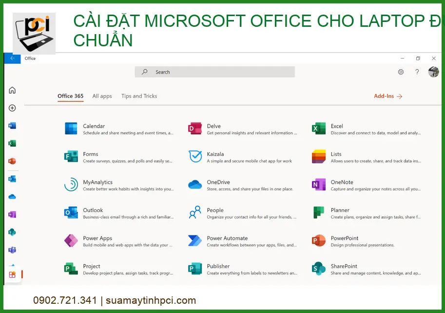 Hướng dẫn cài đặt Microsoft Office cho laptop chuẩn chuyên gia từ A-Z