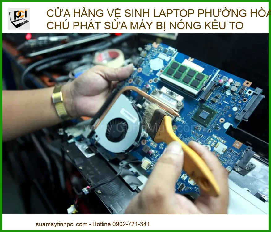 Vệ sinh laptop Phường Hòa Bình – Chú Phát hài lòng vì máy hết nóng kêu to