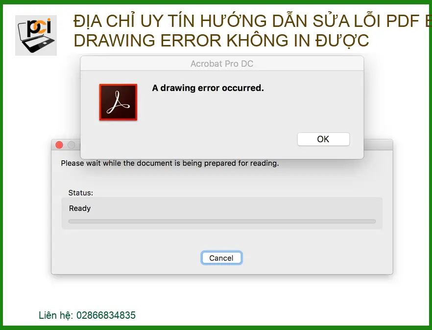 Sửa lỗi PDF Drawing Error không in được: Hướng dẫn chi tiết từ chuyên gia