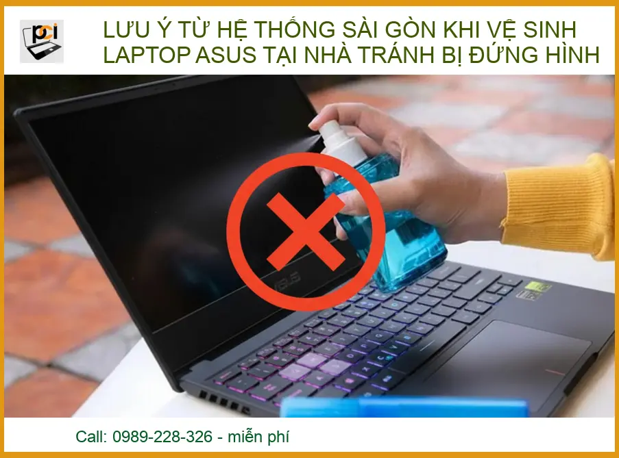 Vệ sinh Laptop Asus tại nhà: Lưu ý từ chuyên gia PCI tránh lỗi đứng hình