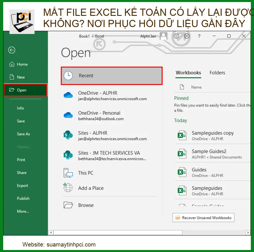Mất File Excel Kế Toán Có Lấy Lại Được Không? Hướng Dẫn Phục Hồi Dữ Liệu Chuyên Nghiệp 2026
