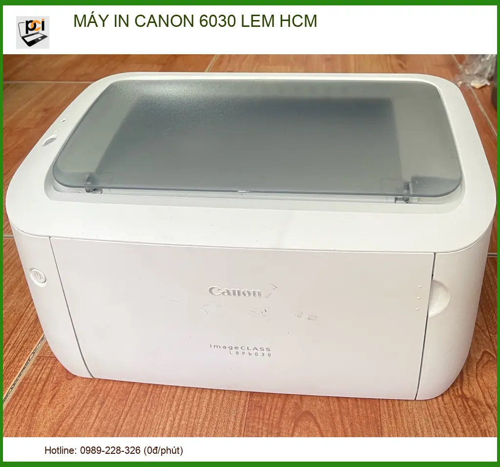 Máy in Canon 6030 bị lem mực: Nguyên nhân và cách khắc phục tại HCM
