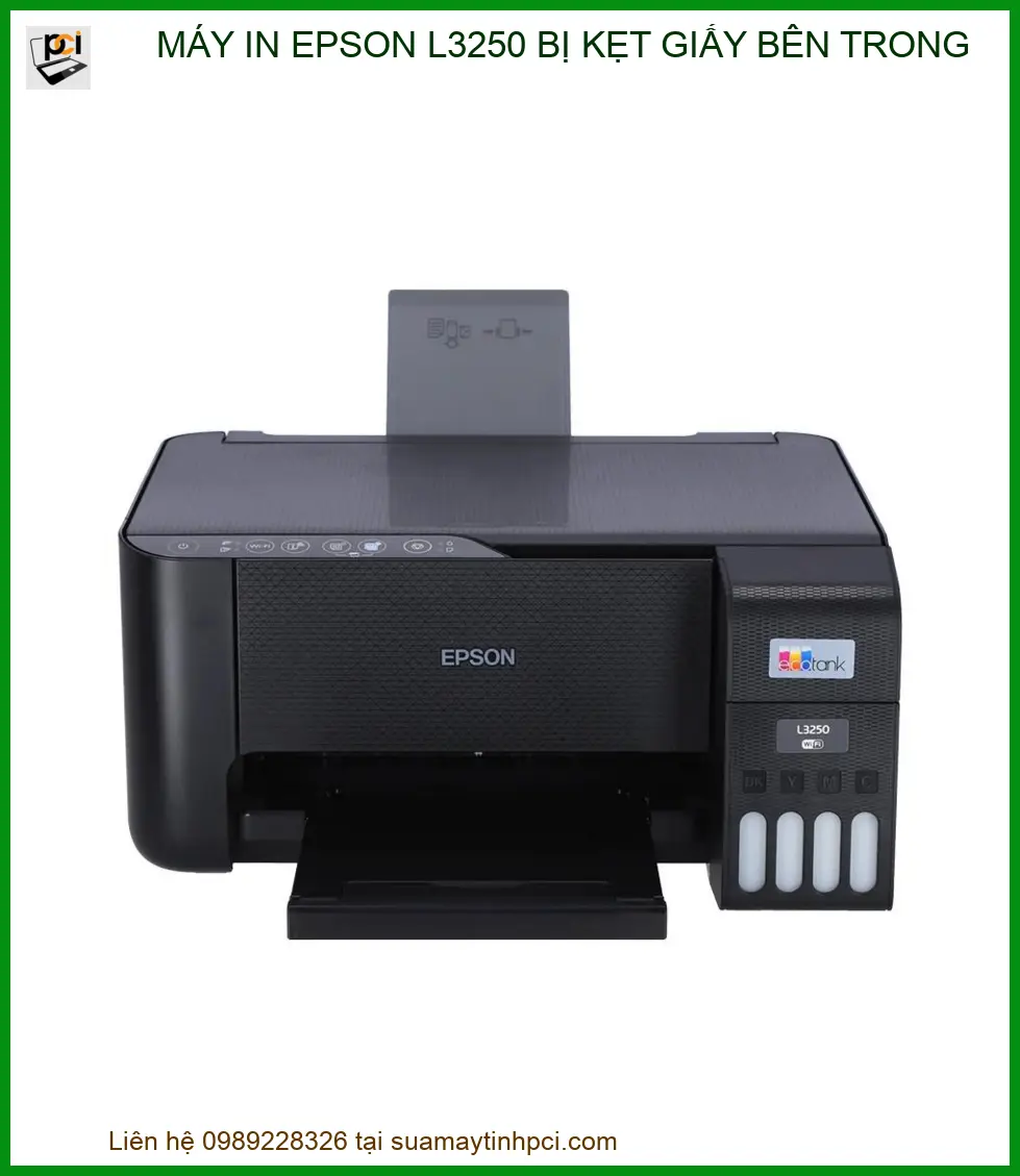 Máy In Epson L3250 Bị Kẹt Giấy Bên Trong: Cách Xử Lý Nhanh, Uy Tín