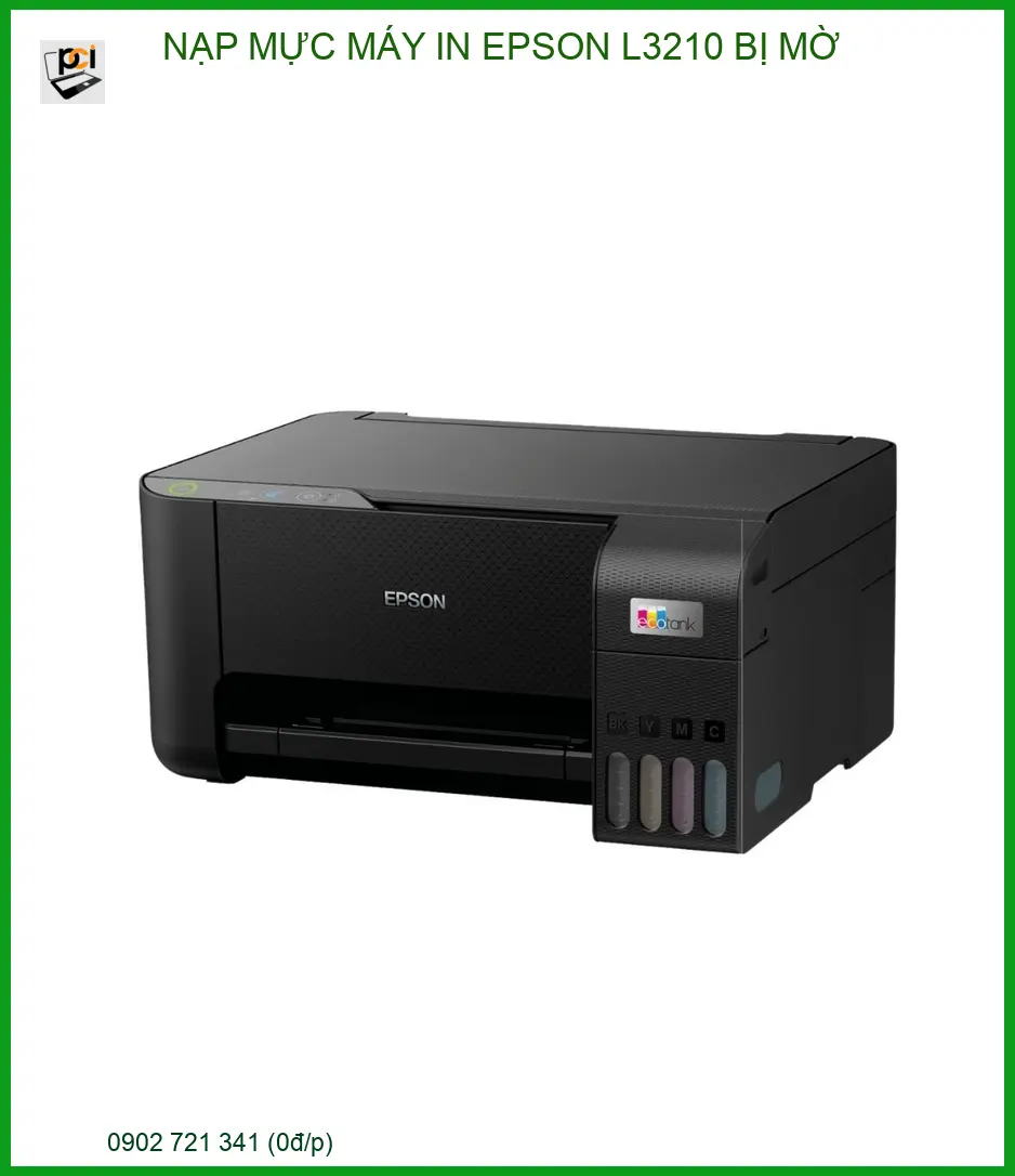 Nạp Mực Máy In Epson L3210 Bị Mờ – Dịch Vụ Sửa Chữa Uy Tín Tại Sửa Máy Tính PCI