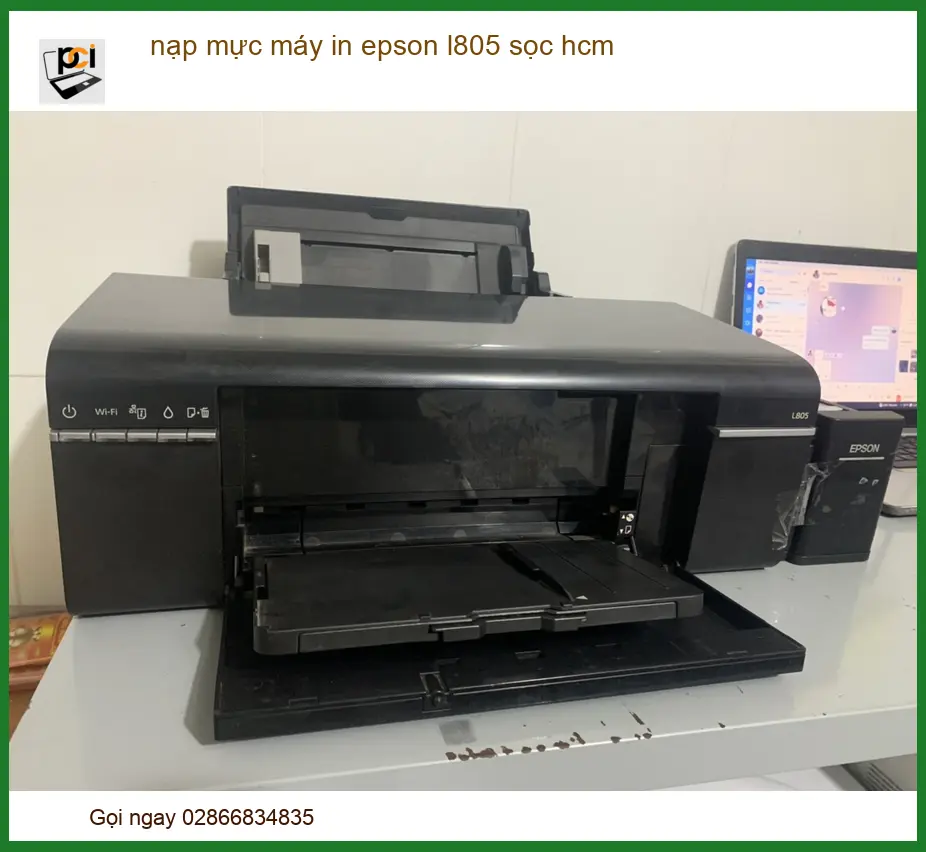 Nạp mực máy in Epson L805 bị sọc tại TP.HCM – Xử lý triệt để, giá tốt nhất