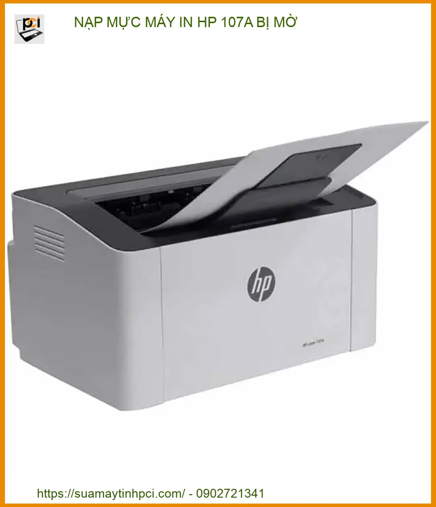 Nạp Mực Máy In HP 107a Bị Mờ: Dịch Vụ Uy Tín Lấy Ngay