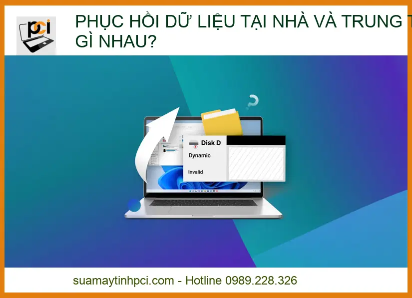 Phục hồi dữ liệu tại nhà và trung tâm: So sánh chi tiết & Lời khuyên chuyên gia
