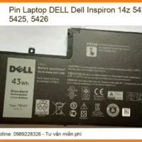 Thay Pin Laptop Dell Inspiron 14z 5423, 5425, 5426 Zin Chính Hãng, Lấy Liền Tại Chỗ