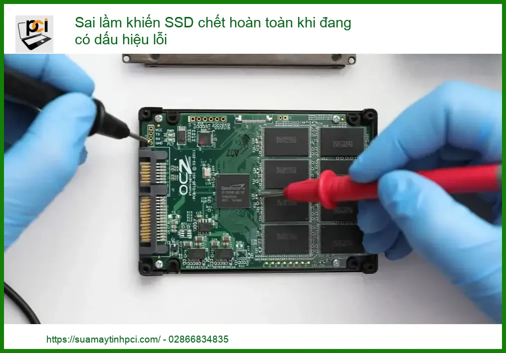 Sai lầm khiến SSD chết hoàn toàn khi đang có dấu hiệu lỗi mà bạn cần tránh