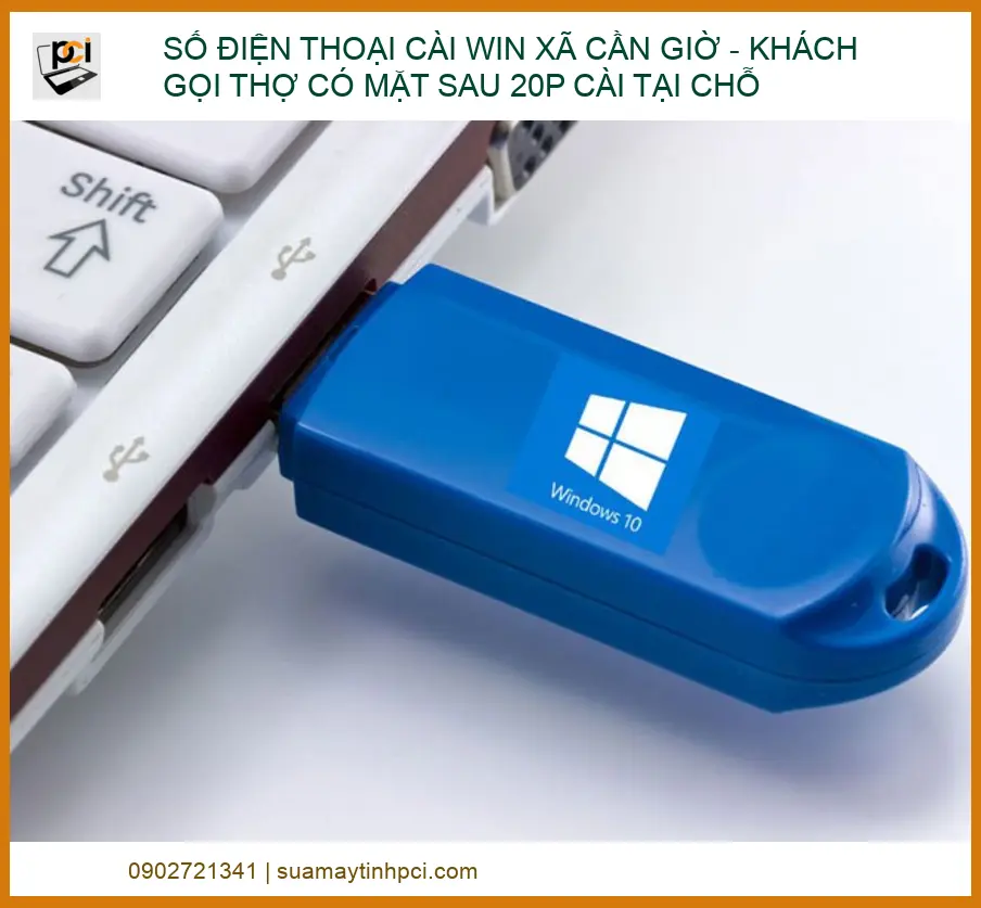 Dịch vụ cài Win tại nhà Xã Cần Giờ: Kỹ thuật viên có mặt sau 20 phút