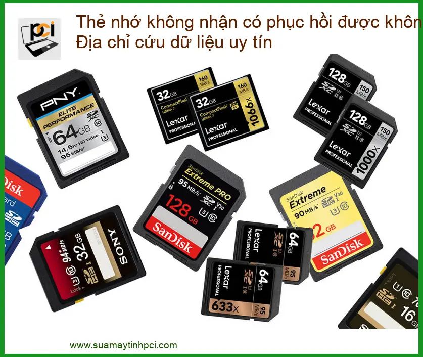Thẻ nhớ không nhận có phục hồi được không? Địa chỉ cứu dữ liệu uy tín
