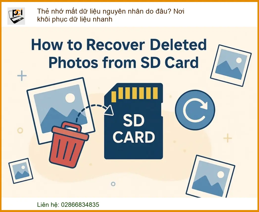 Thẻ nhớ mất dữ liệu nguyên nhân do đâu? Nơi khôi phục dữ liệu nhanh, uy tín