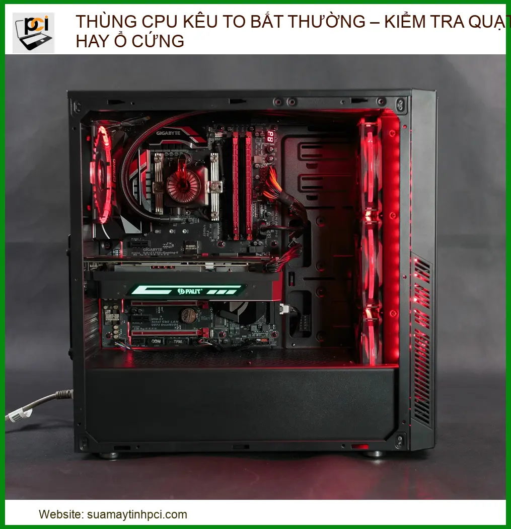 Thùng CPU Kêu To Bất Thường: Nguyên Nhân & Cách Khắc Phục Triệt Để | Sửa Máy Tính PCI