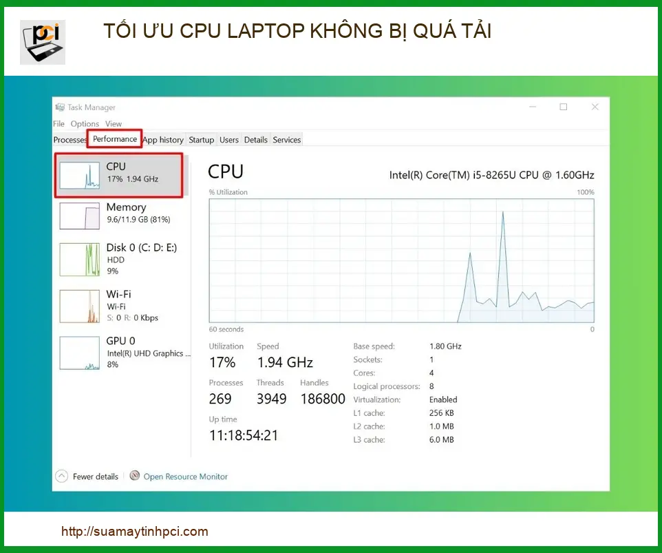 Cách Tối Ưu CPU Laptop Không Bị Quá Tải: Hướng Dẫn Kỹ Thuật 2026