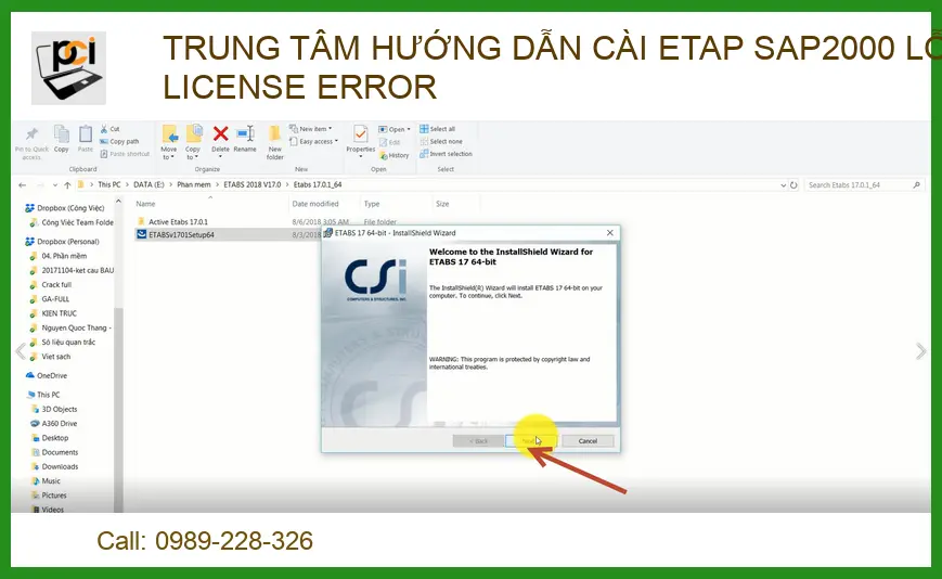 Hướng dẫn sửa lỗi License Error khi cài đặt Etap và Sap2000 chuyên nghiệp