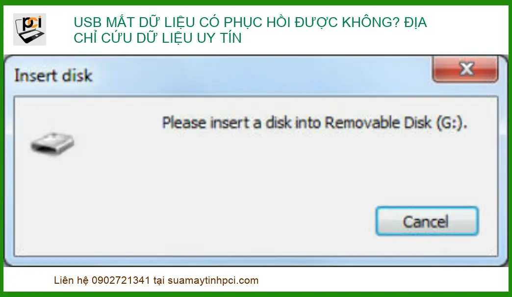 USB Mất Dữ Liệu Có Phục Hồi Được Không? Địa Chỉ Cứu Dữ Liệu Uy Tín Lấy Ngay