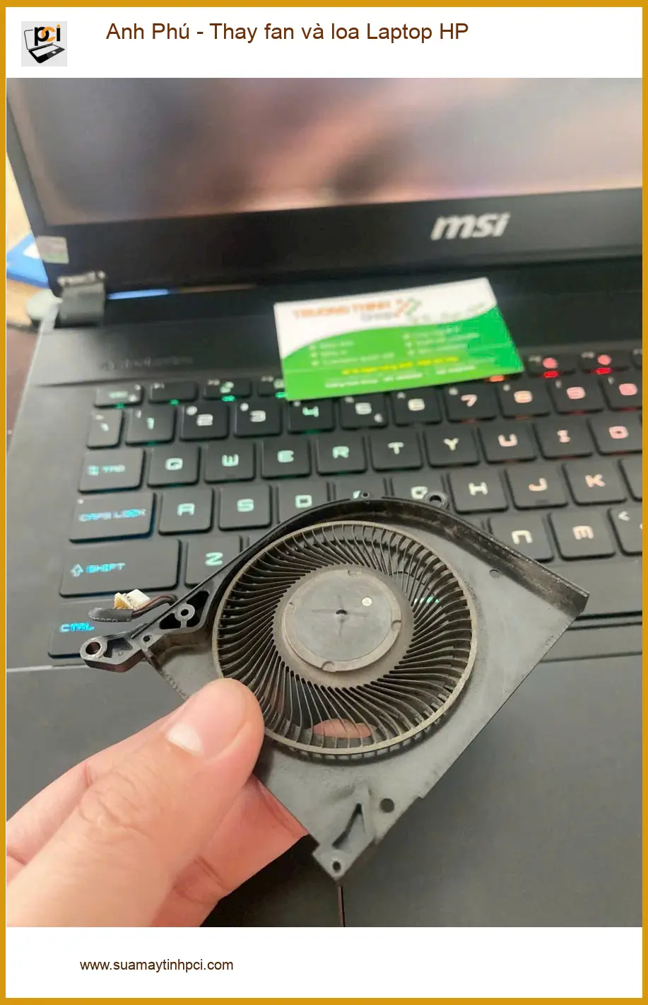 Anh Quang kế toán – Cửa hàng Thay fan và loa Laptop HP Quận Thủ Đức
