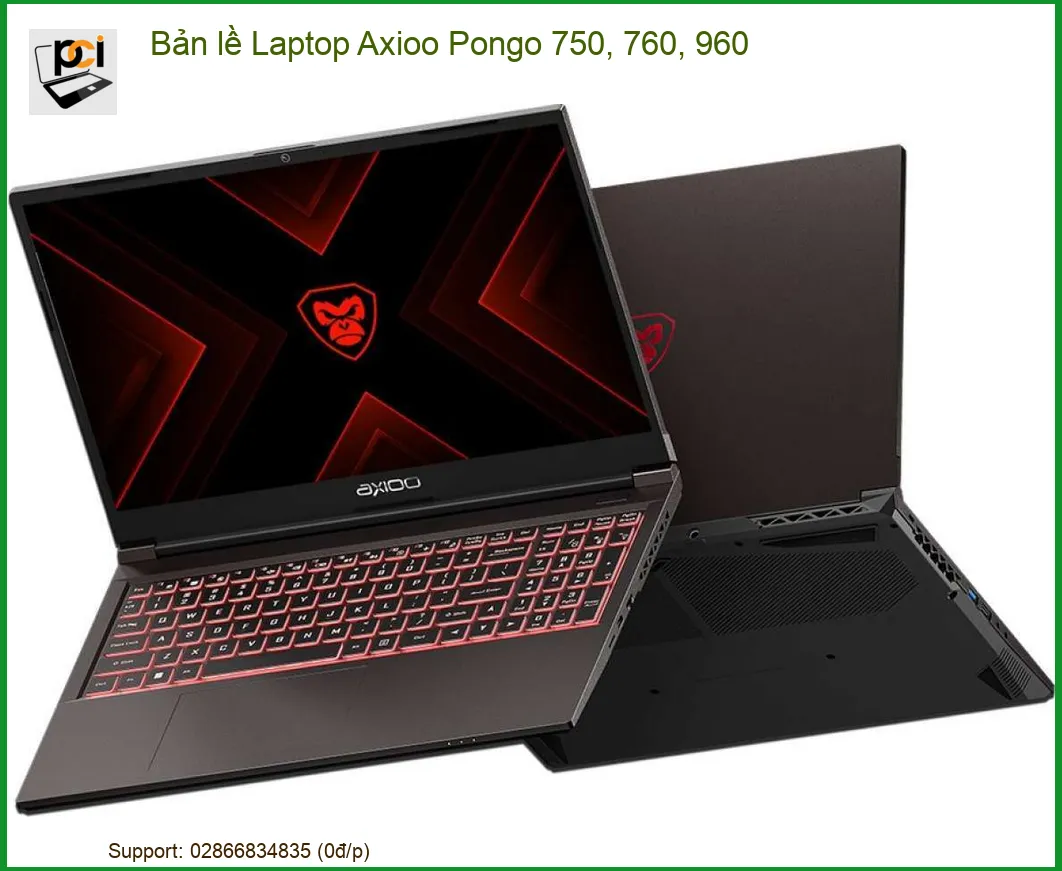 Bản lề Laptop Axioo Pongo 750/760/960 Chính Hãng | Thay Lấy Liền, Bảo Hành Tận Tâm