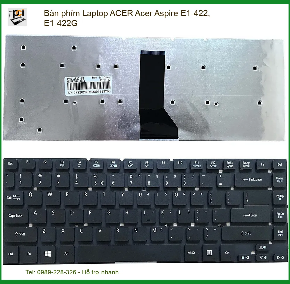 Bàn phím Laptop ACER Acer Aspire E1-422, E1-422G - Thay Lấy Liền, Giá Tốt