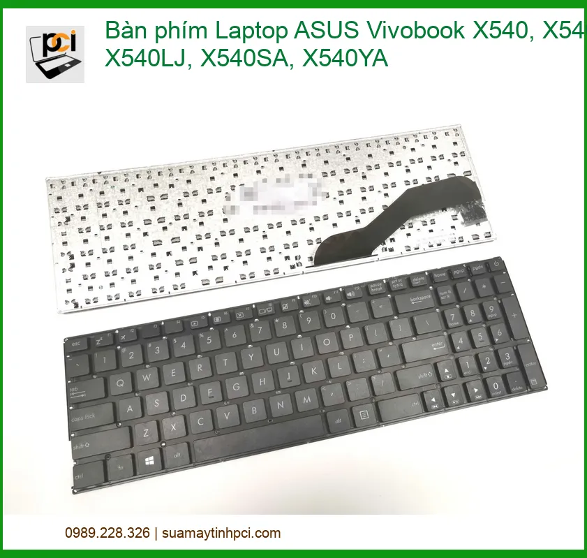 Bàn phím Laptop ASUS Vivobook X540, X540LA, X540LJ, X540SA, X540YA - Thay Lấy Liền, Giá Tốt Tại TP.HCM