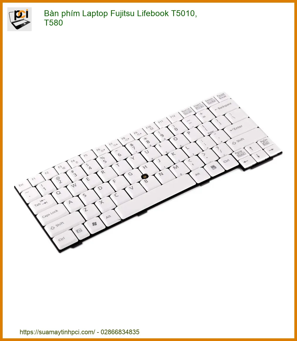 Bàn phím Laptop Fujitsu Lifebook T5010, T580 - Thay nhanh, giá tốt tại TPHCM